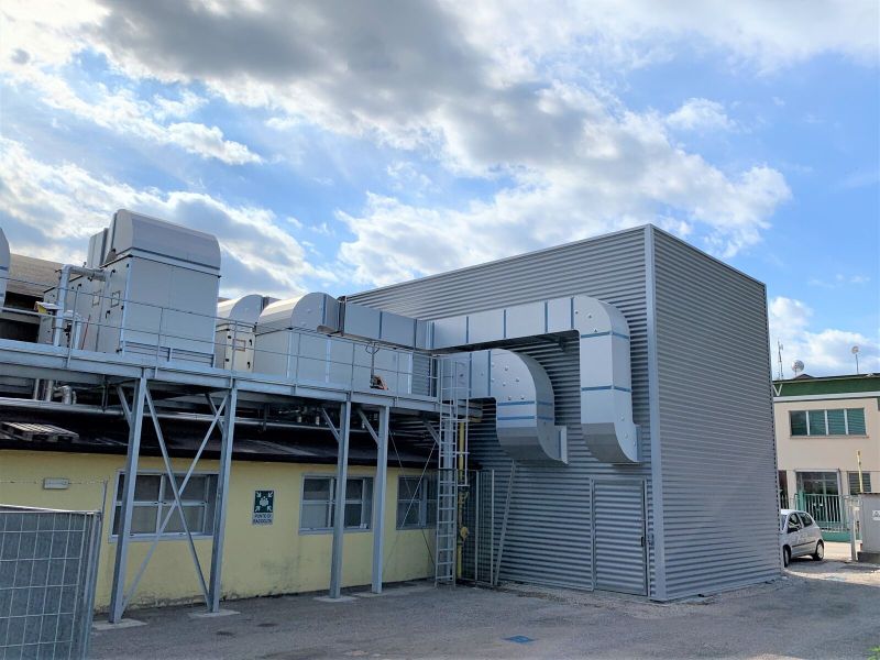 Edificio in acciaio Effevi per Il Vecchio Forno