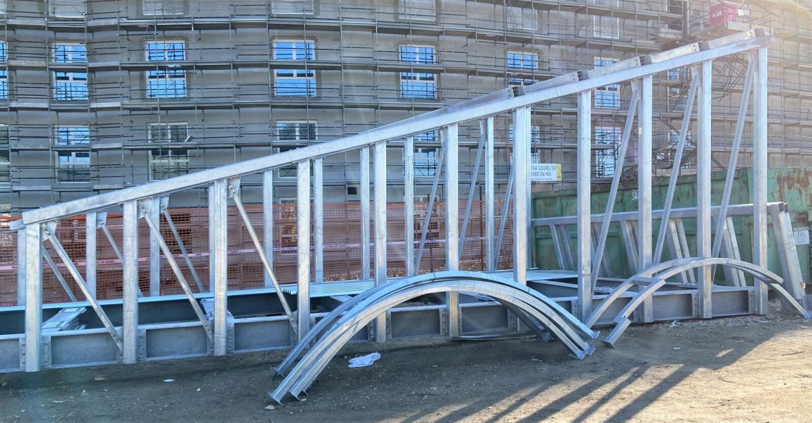 Ponte pedonale Effevi per Ospedale di Montecchio - Passerella Nord