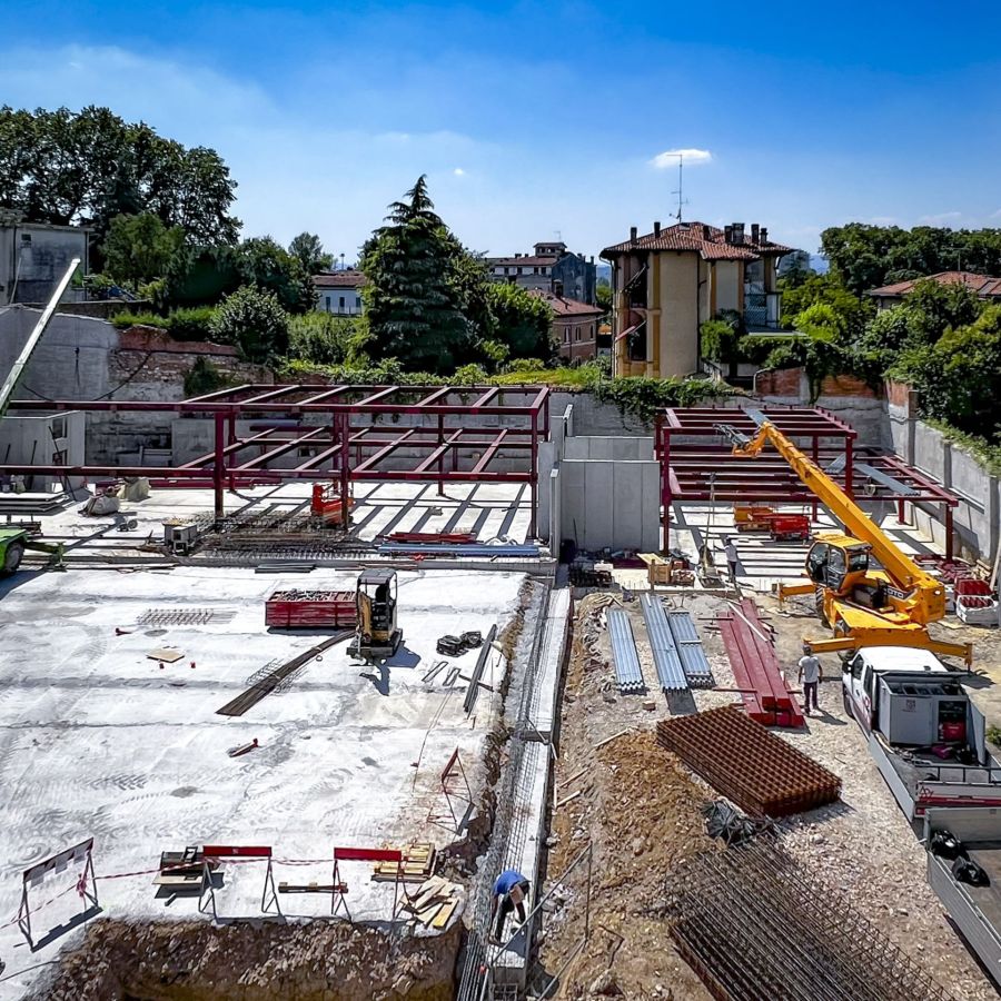 La costruzione del parcheggio multipiano di Vicenza procede secondo i piani