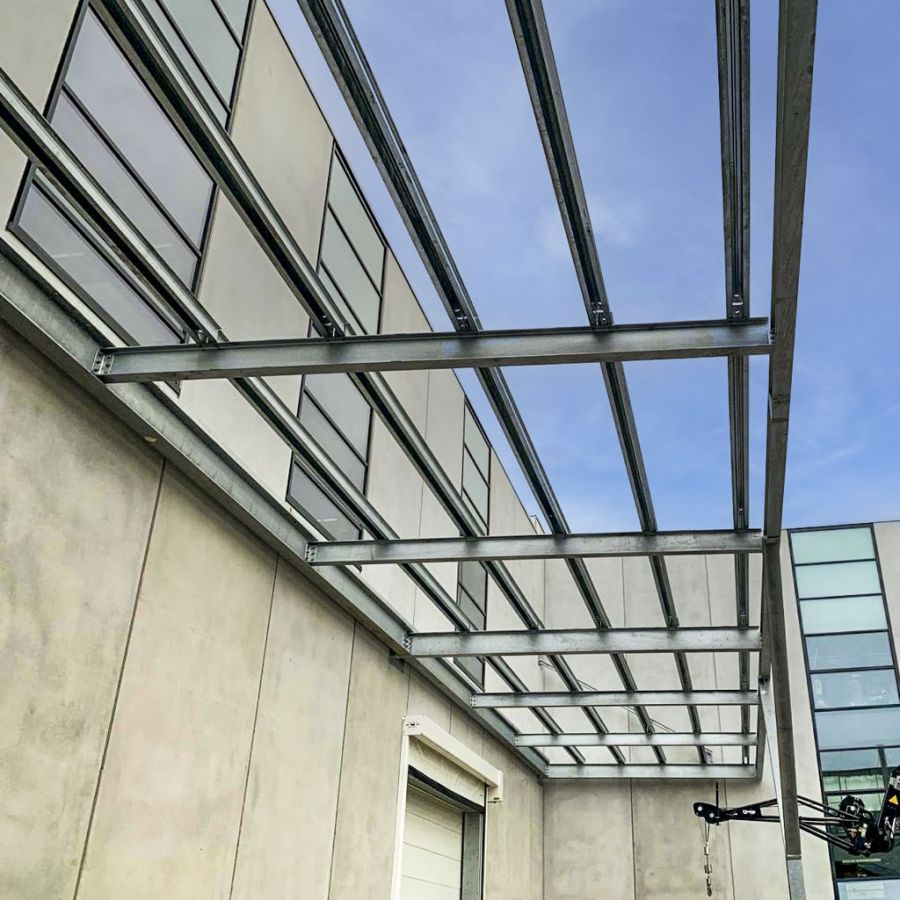 Effevi costruisce una tettoia per il nuovo polo logistico dell'azienda Came